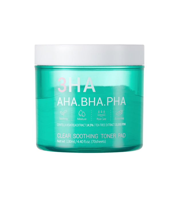 Threeha Cica Soothing Toner Pads
