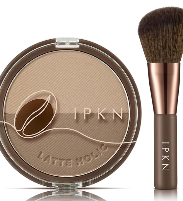 IPKN ラテホリック ラテ イン ザ ムード シェーディング + ブラシ セット 9.8g