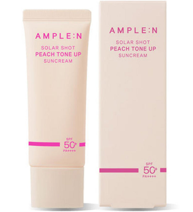 Ampoule N Solar Shot Crème Solaire Tonifiante Pêche SPF50+ PA++++