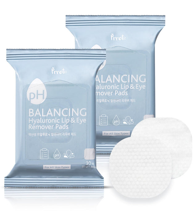 Pretty Acidic Hyaluronic Lip & Eye Remover Pad 30 Stk