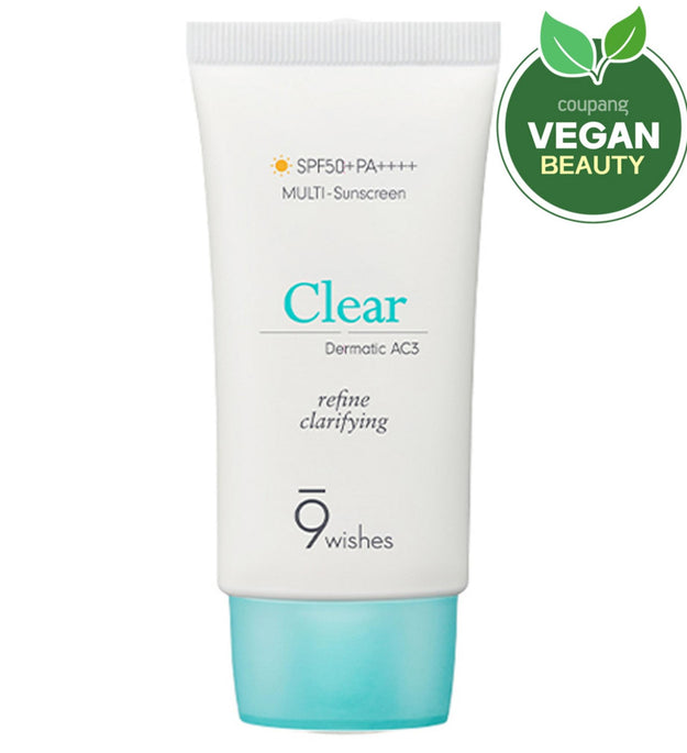 9 Wishes Écran solaire Dermatic Clear SPF50+ PA++++