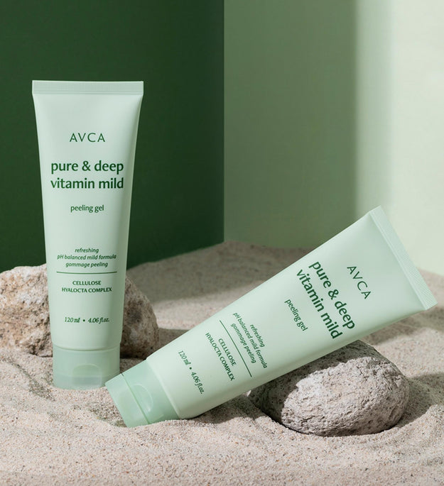 جل التقشير الحمضي المعتدل بالفيتامين النقي والعميق من أبكا