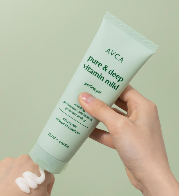 جل التقشير الحمضي المعتدل بالفيتامين النقي والعميق من أبكا