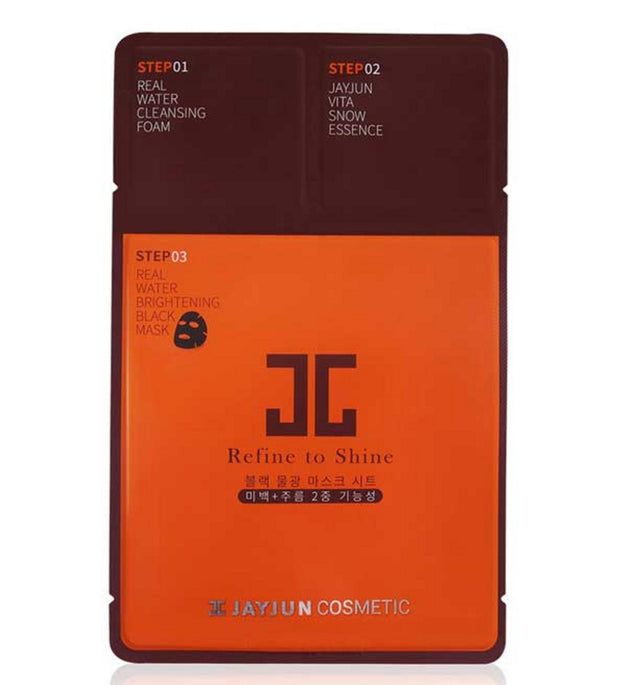 قناع ورقي مضيء من Jayjun Black Water
