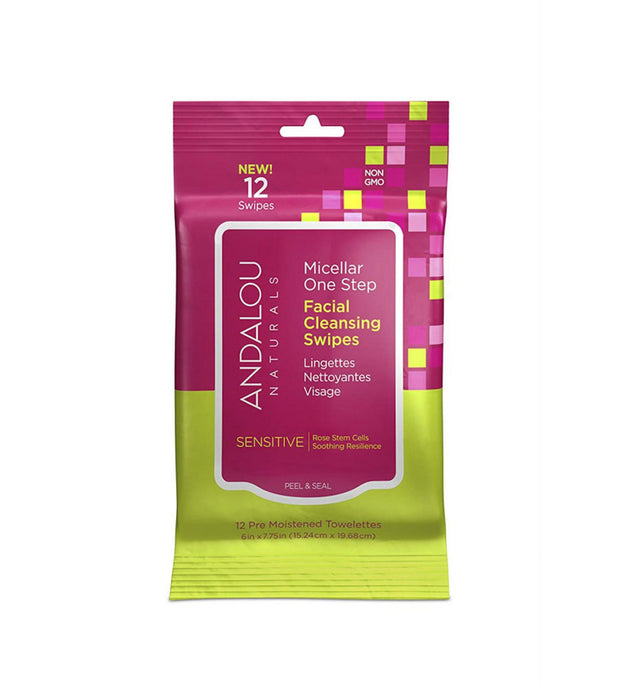 Andalou Naturals Gesichtsreinigung Swipe Sensitive 15,24 x 19,68 cm