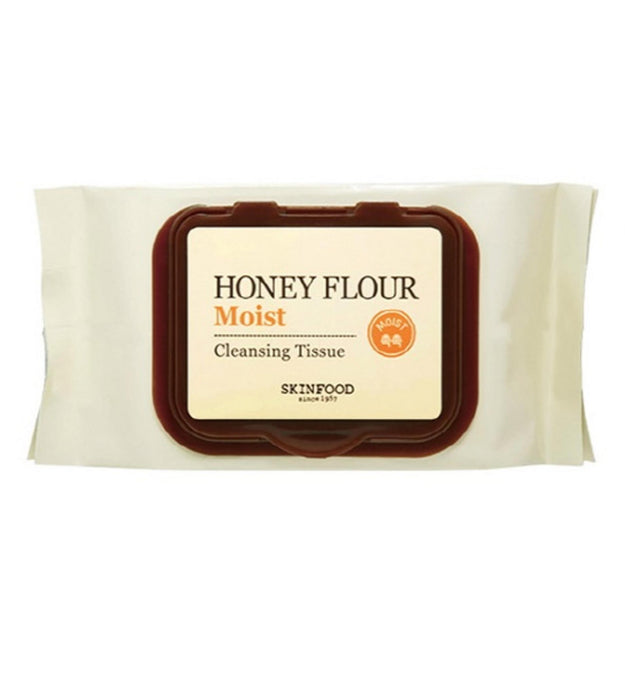 SKINFOOD Медовые очищающие влажные салфетки Honey Meal
