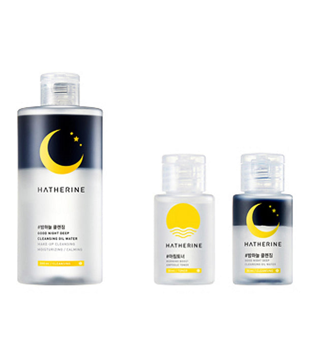 Conjunto de água e óleo de limpeza profunda Haerin Good Night Night Sky