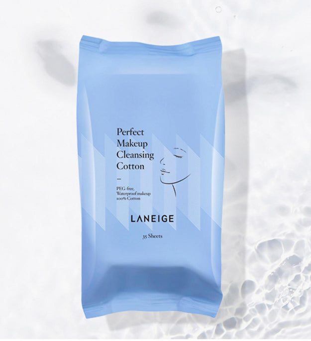 Laneige Идеальное очищение макияжа ватные салфетки 35 штук 1 упаковка + Amorepacific Основной уход 3 типа