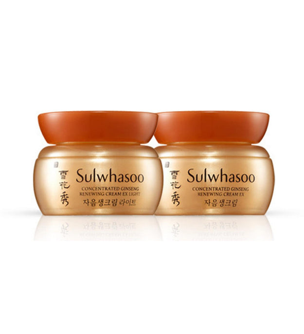 Sulwhasoo Gentle Cleansing Water Large Capacity 400ml + Concentrated Ginseng Renewing Cream GWP 2 types