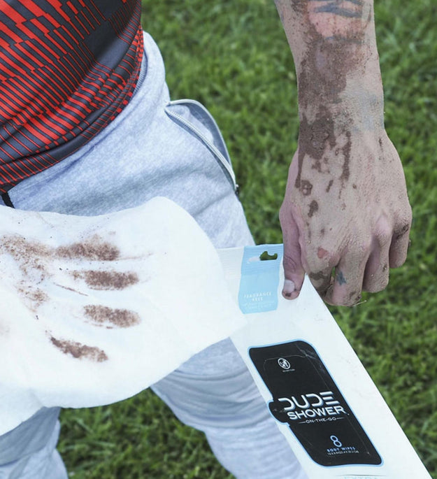 Dude Products Salviette Corpo Quick Shower Senza Profumo 20.3 x 22.8cm