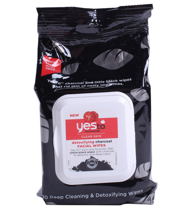 Yes To Tomato entgiftende Aktivkohle-Gesichtstücher