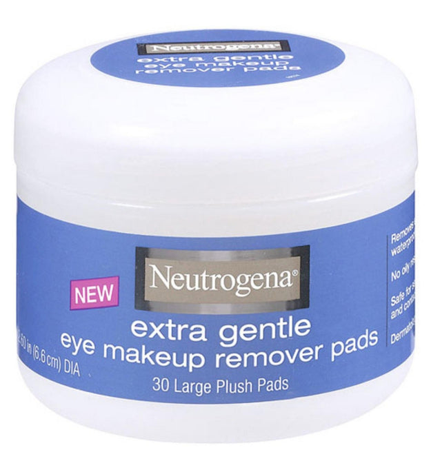 Neutrogena Extra Gentle Eye Makeup Remover Pad L(6.6cm)