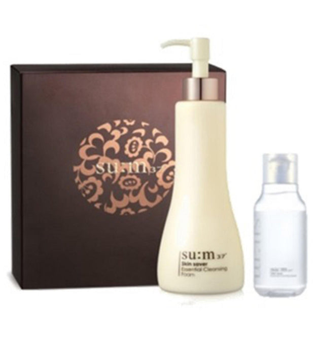 Su:m Skin Saver Essential Conjunto de espuma de limpeza