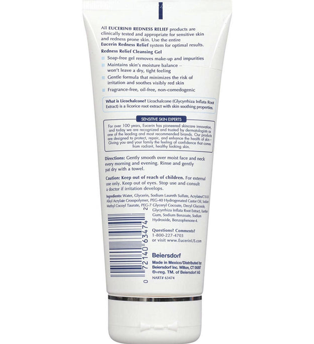Eucerin Gel Detergente Anti-Redness Pelle sensibile visibilmente arrossata