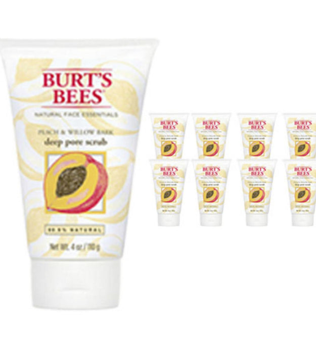 Burt's Bees Scrub per Pori Profondi Pesca e Corteccia di Salice