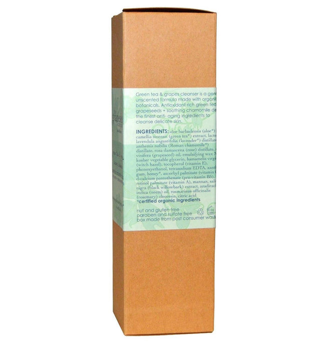 The Grape Seed Company Cream Cleanser Green Tea & Grape