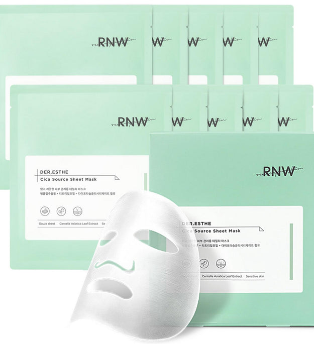 Pack de masques apaisants R&W Cica Sauce