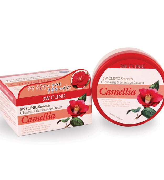 3W Clinic Crema Suave Limpiadora y Masaje Camelia