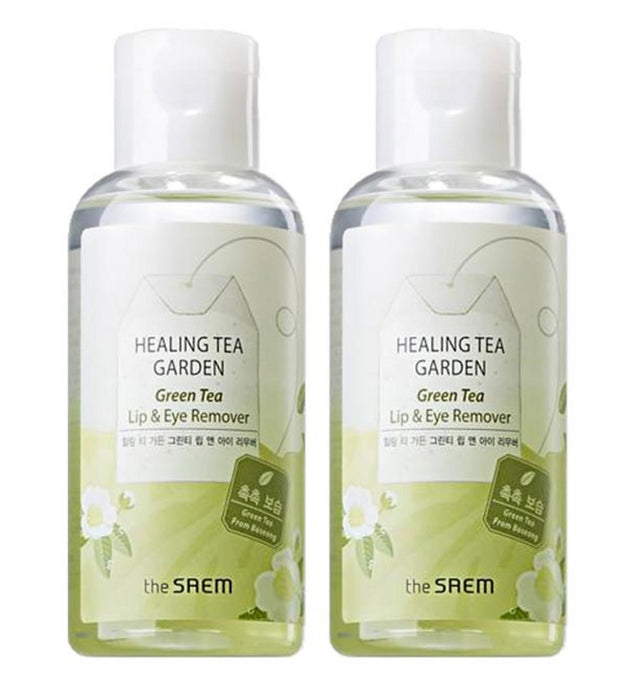 The Saem Removedor de Lábios e Olhos de Chá Verde Healing Tea Garden
