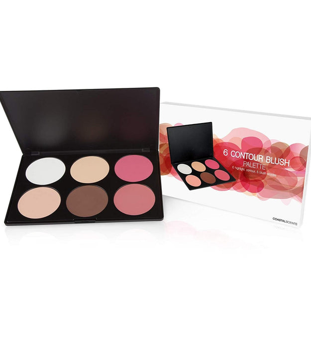 Paleta de sombras de contorno y rubor Highlight de Coastal Cents