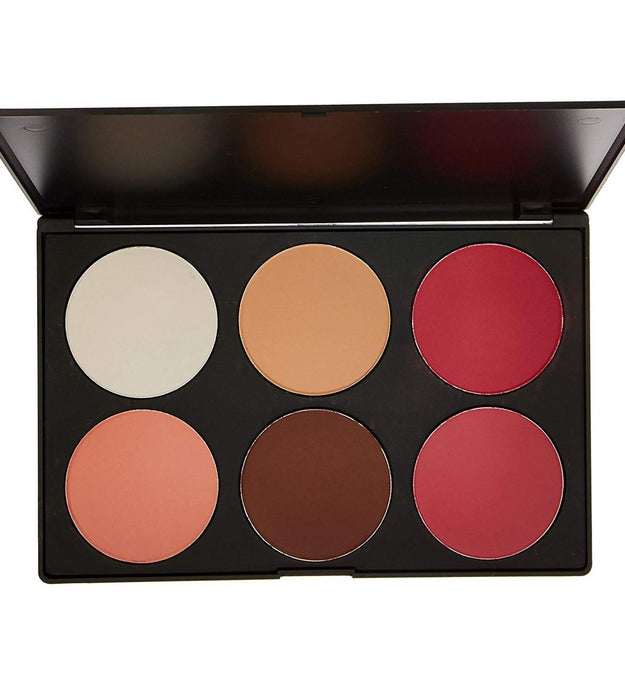 Paleta de sombras de contorno y rubor Highlight de Coastal Cents