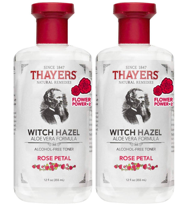 Thayers Hamamelis, alkoholfreier Toner, Rosenblütenblatt