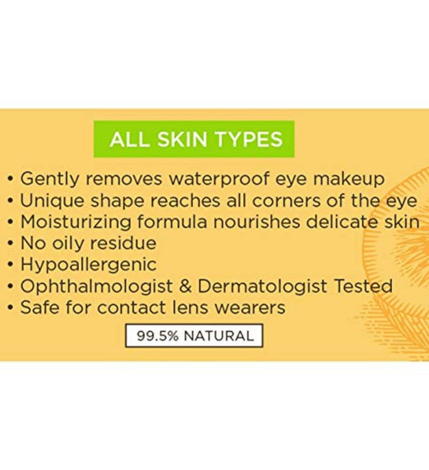 Burt's Bees Eye Makeup Remover Pad Kiwi Extract