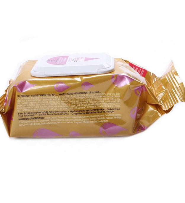 Yes2 Primrose Oil 2 in 1 reinigendes, feuchtigkeitsspendendes Gesichtstuch