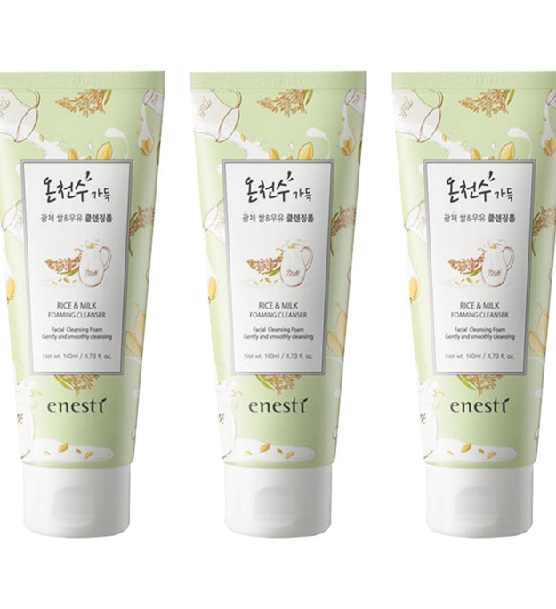 Ernesty Hot Spring Water Cleansing Foam Radiant Riso e Latte