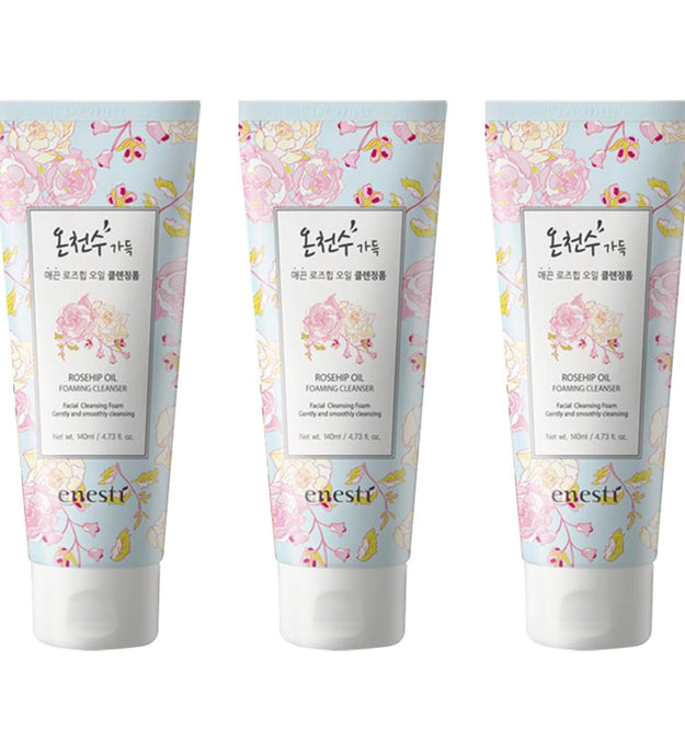 Ernesty Hot Spring Water Schiuma detergente completa alla rosa canina liscia