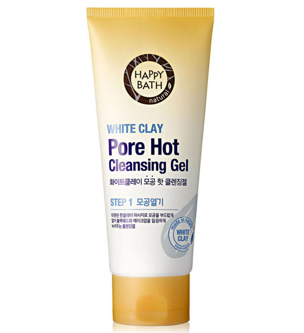 Happy Bath Weißer Ton Poren Heißes Reinigungs-Gel