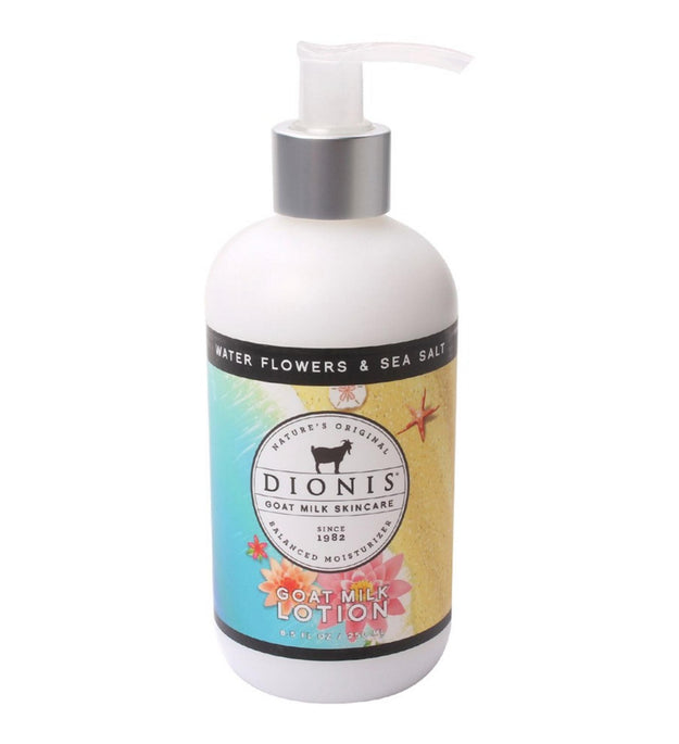 Lozione al latte di capra Dionys Fiore d'acqua e sale marino