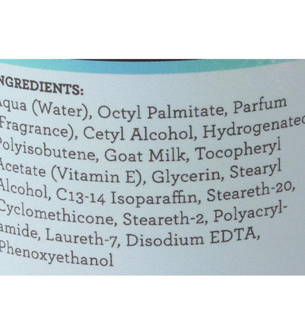 Lozione al latte di capra Dionys Fiore d'acqua e sale marino