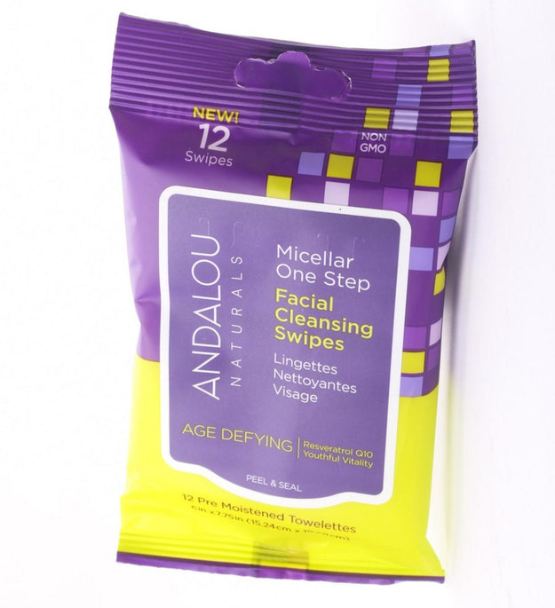 Andalou Naturals Facial Cleansing Swipe Age Defying 15,24 x 19,68 cm