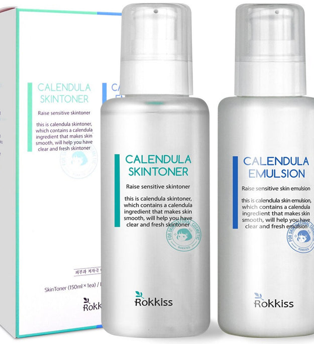 Rocky's Calendula Hauttoner 150 ml + Emulsion 150 ml Set