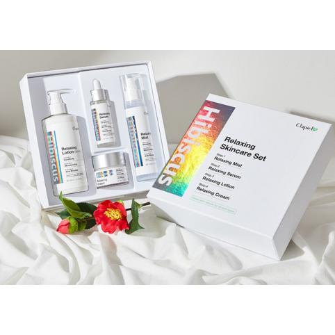 Clapiel Hibiscus Relaxing Skin Care Set of 4