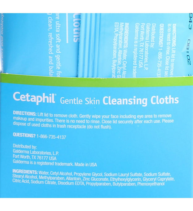 Panno detergente delicato per la pelle Cetaphil