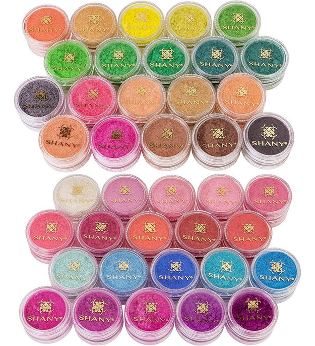 Shani Set di Polveri Minerali per Ombretto in Polvere Libera da 40 Colori