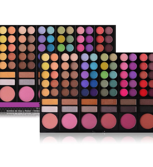 Palette di ombretti e fard Natural Fusion SHNY da 61 g