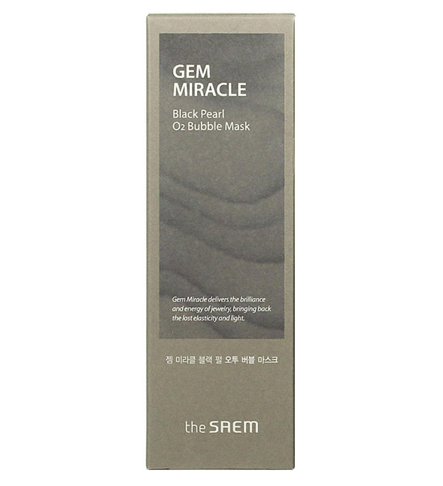 Máscara de bolhas O2 Saem Gem Miracle Black Pearl