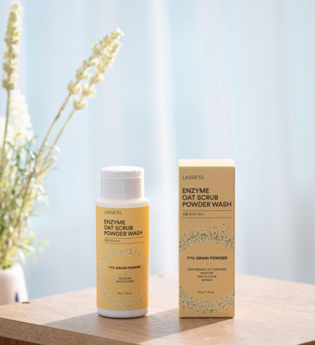 Lacielle Enzyme Oat Grain Enzyme Scrub Powder Wash Schiuma detergente