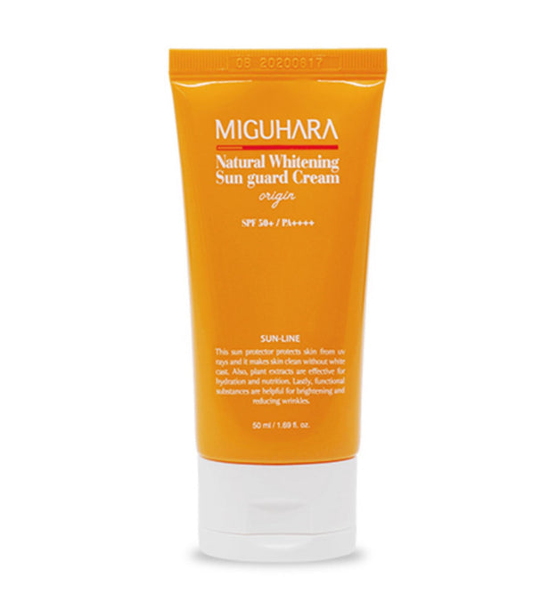 Miguhara Natural Whitening Sun Guard Cream Origin SPF50+ PA++++