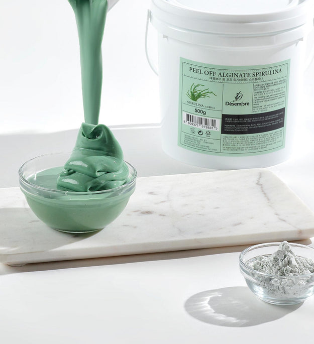 Confezione di gomma di alginato di spirulina Desembre 500g