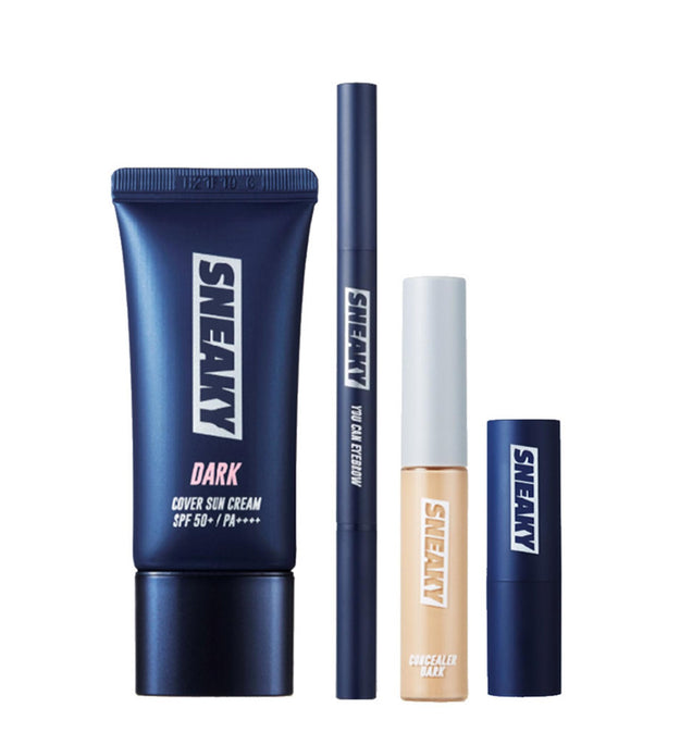 Sneky Makeup Sun Cream 30ml + Concealer 6g + Color Lip Balm + Eyebrow