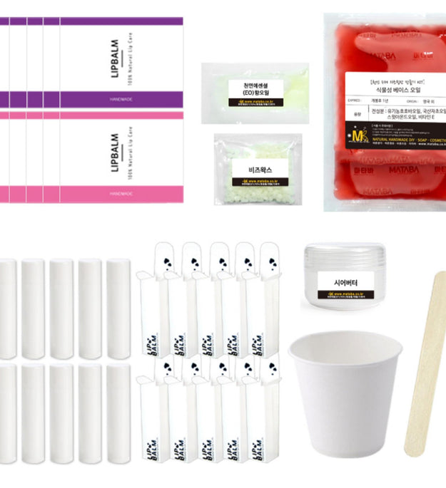 Mataba Kit de protetor labial caseiro Moist Moist