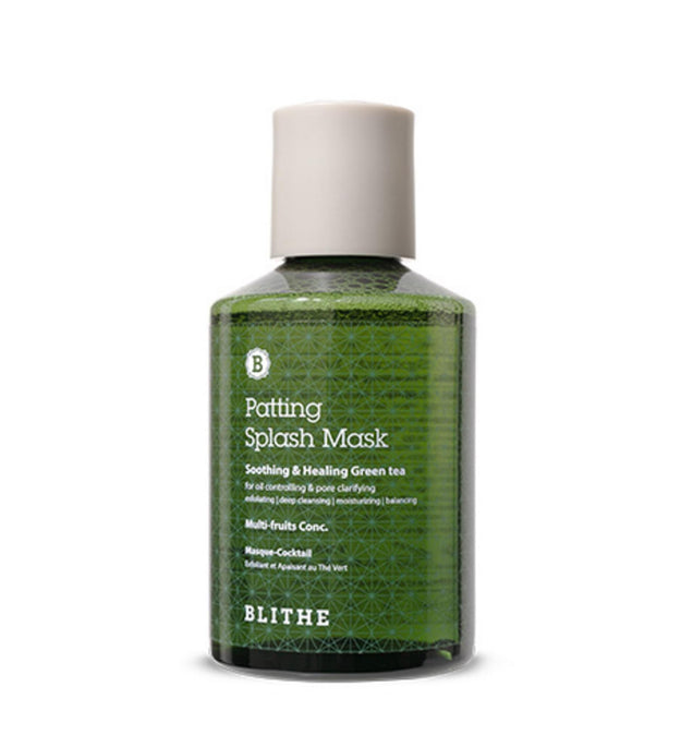 Blithe Klatschende Splash Maske Beruhigend & Heilend Grüner Tee