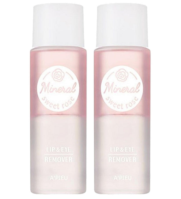 APIEU Démaquillant Minéral Lèvres & Yeux Douce Rose