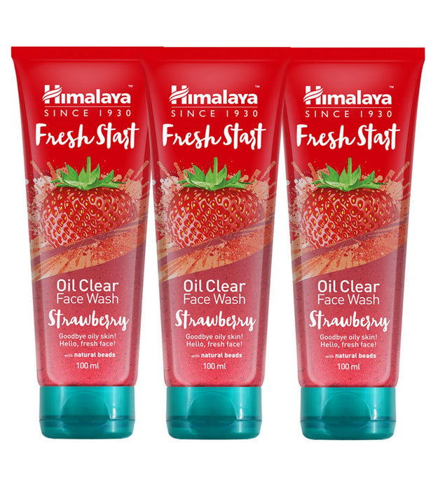 Gel nettoyant nettoyant à la fraise Himalaya Fresh Start