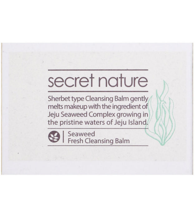Bálsamo limpiador fresco con algas marinas de Secret Nature