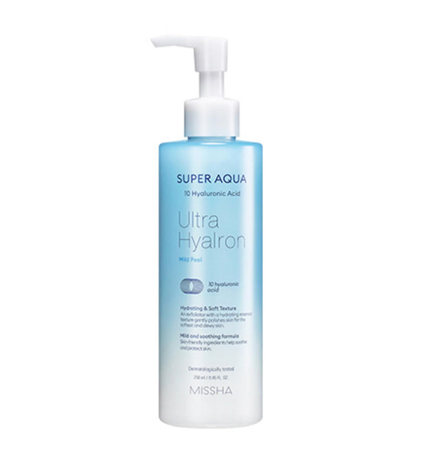 Missha Super Aqua Ultra Hyalon Gel Peeling Suave 250ml